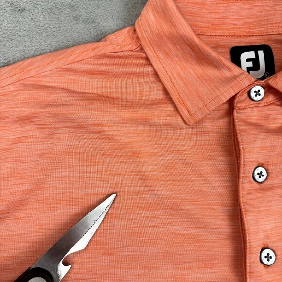 FootJoy Bundle Golf Performance Stretch Mens Athletic Short Sleeve Polo Shirts L - Picture 6 of 9